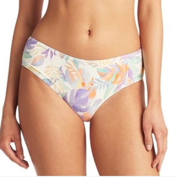 NWT Sea Level Botanica Cross Front Top + Mid Rise Bottom Swim Set Size 10 - Picture 6 of 12